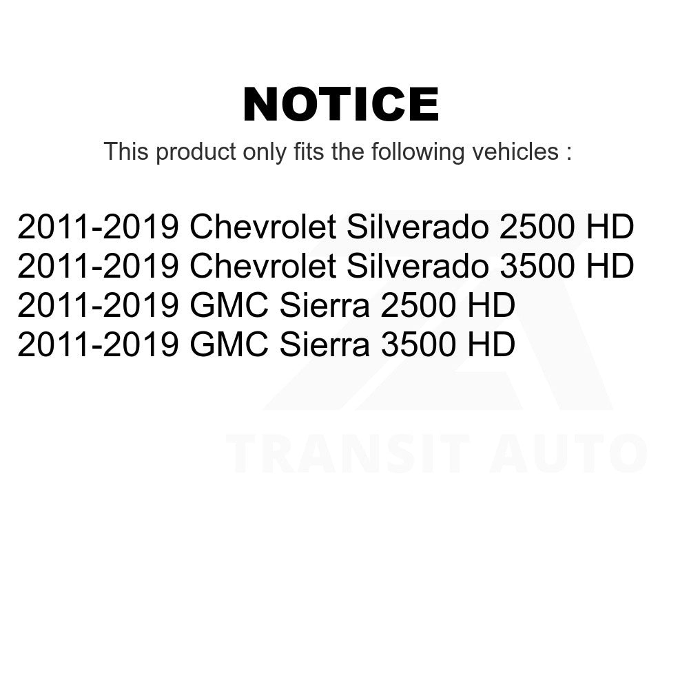 Front Steering Pitman Arm TOR-K440019 For 2011-2019 Chevrolet Silverado 2500 HD GMC Sierra 3500
