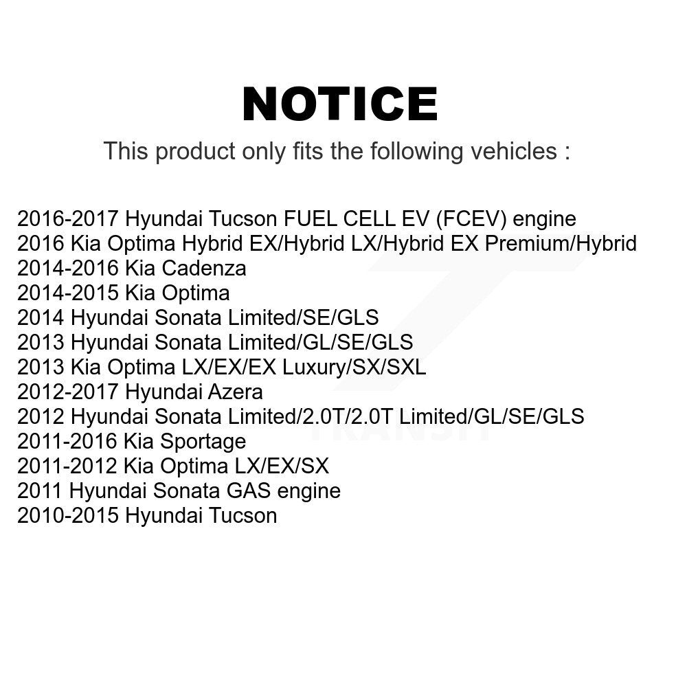 Front Steering Tie Rod End Kit For Hyundai Kia Sonata Optima Tucson Sportage Azera Cadenza KTR-103853