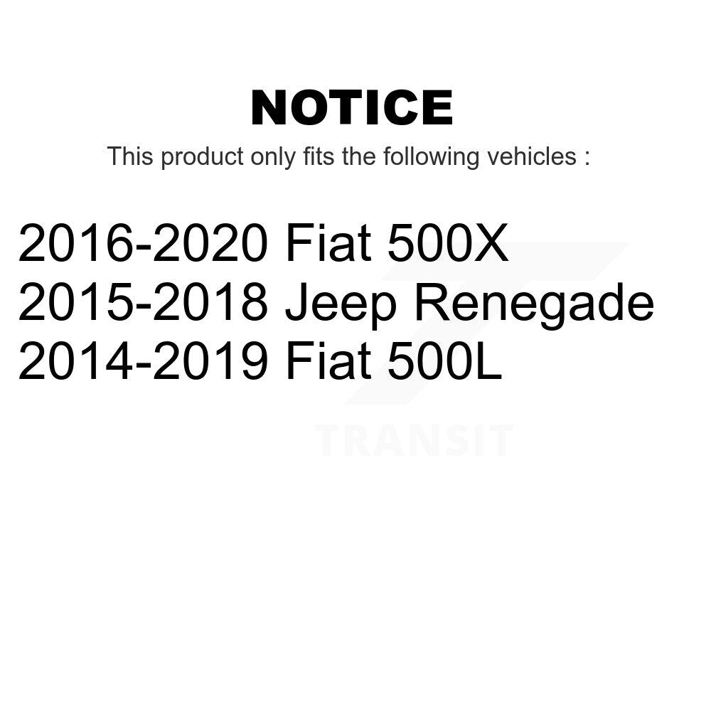 Front Steering Tie Rod End Kit For Jeep Renegade Fiat 500X 500L KTR-104421