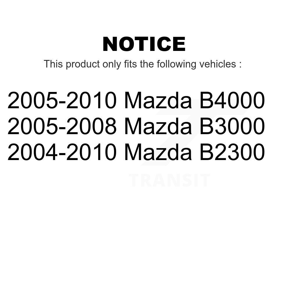 Front Steering Tie Rod End Kit For Mazda B2300 B3000 B4000 KTR-101874