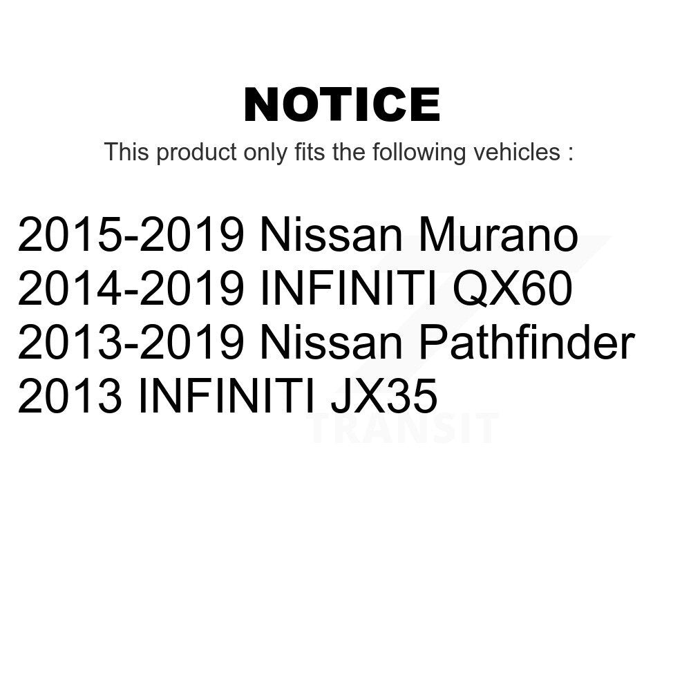 Front Steering Tie Rod End Kit For Nissan Pathfinder Murano INFINITI QX60 JX35 KTR-104424