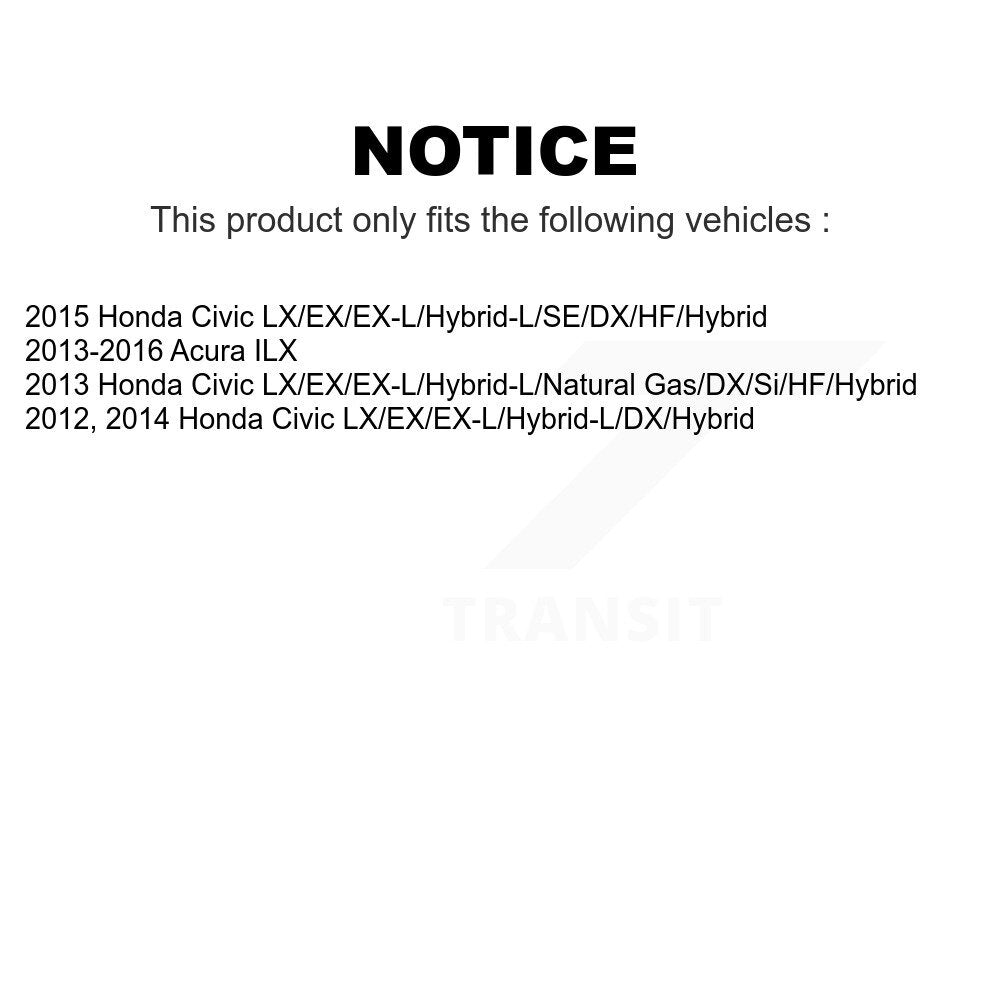 Front Suspension Ball Joint And Tie Rod End Kit For Honda Civic Acura ILX K72-100893