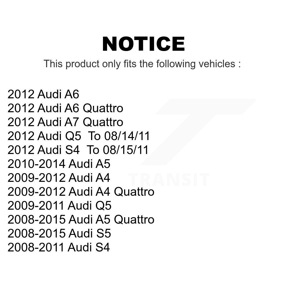 Front Suspension Ball Joints Pair For Audi Q5 A4 Quattro A5 S5 A6 S4 A7 KTR-101161