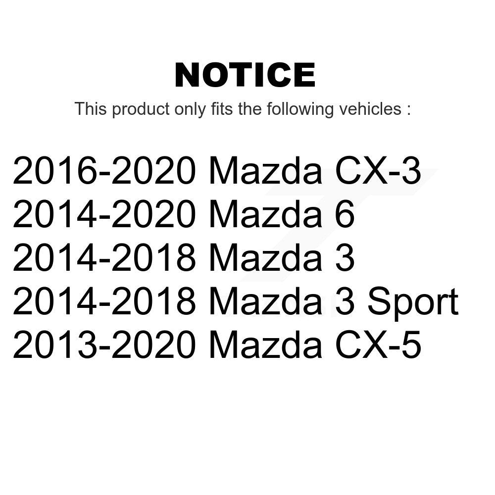Front Suspension Ball Joints Pair For Mazda CX-5 3 6 CX-3 Sport KTR-104101