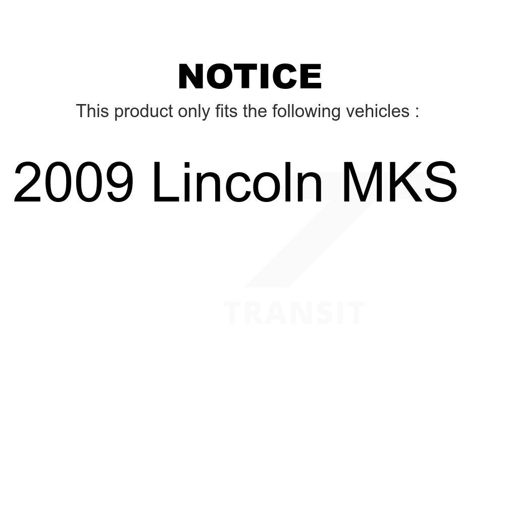 Front Suspension Control Arm And Ball Joint Assembly Stabilizer Bar Link Kit For 2009 Lincoln MKS KTR-100245
