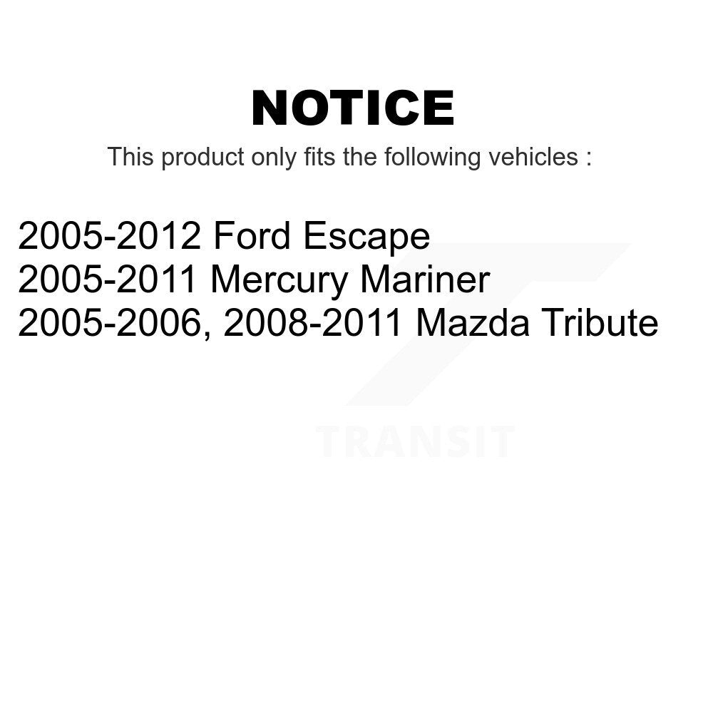Front Suspension Control Arm And Ball Joint Assembly Stabilizer Bar Link Kit For Ford Escape Mercury Mariner Mazda Tribute KTR-100181