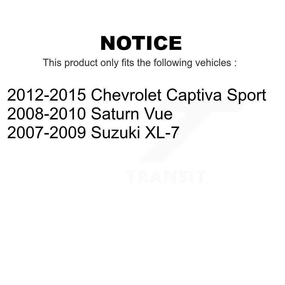 Front Suspension Control Arm And Ball Joint Assembly Stabilizer Bar Link Kit For Saturn Vue Chevrolet Captiva Sport Suzuki XL-7 KTR-100225