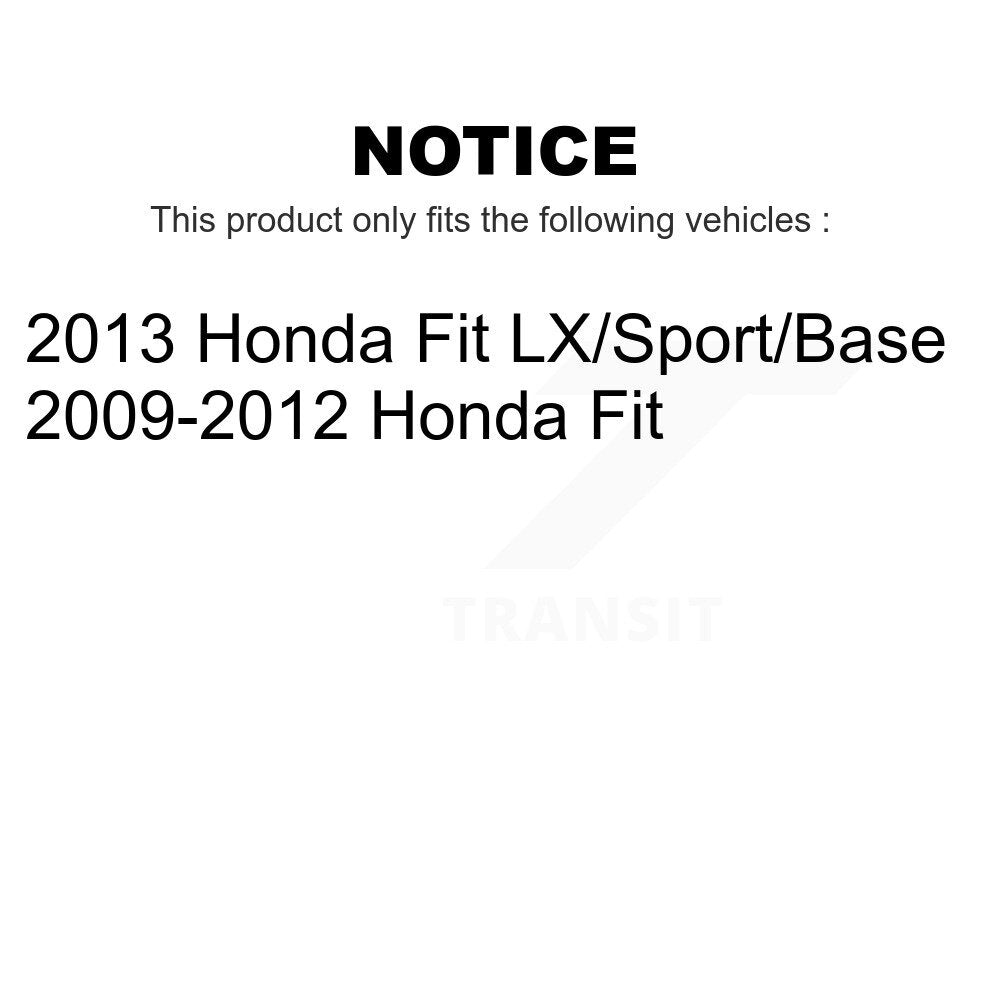 Front Suspension Control Arm And Ball Joint Assembly Steering Tie Rod End Stabilizer Bar Link Kit (8Pc) For Honda Fit KTR-104475