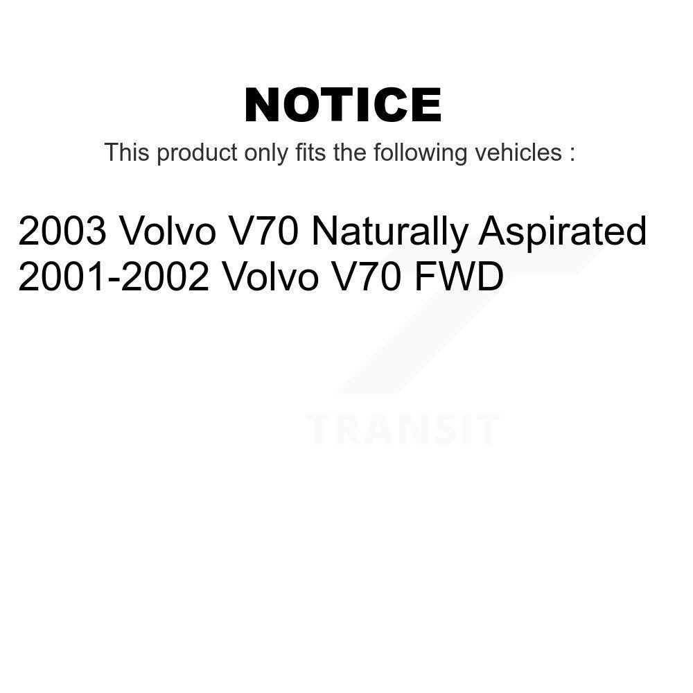 Front Suspension Control Arm And Ball Joint Assembly Steering Tie Rod End Stabilizer Bar Link Kit (8Pc) For Volvo V70 KTR-100538