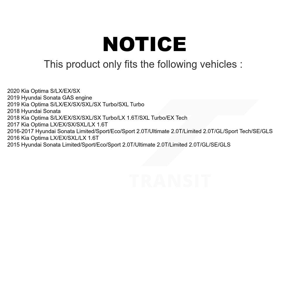 Front Suspension Stabilizer Bar Link Kit For Hyundai Sonata Kia Optima KTR-100886