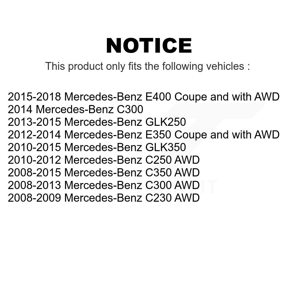Front Suspension Stabilizer Bar Link Kit For Mercedes-Benz C300 E350 GLK350 E400 C250 C350 GLK250 C230 KTR-100873