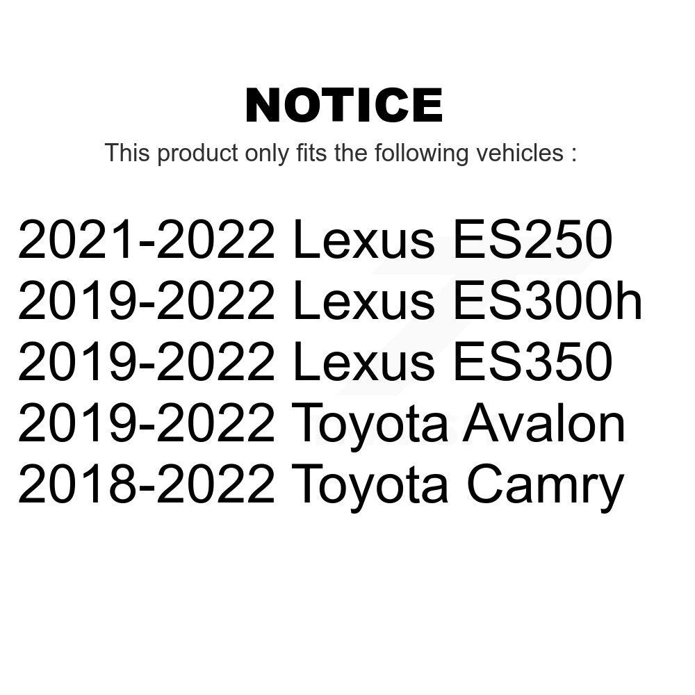 Front Suspension Stabilizer Bar Link Pair For Toyota Camry Lexus ES350 Avalon ES300h ES250 KTR-104238