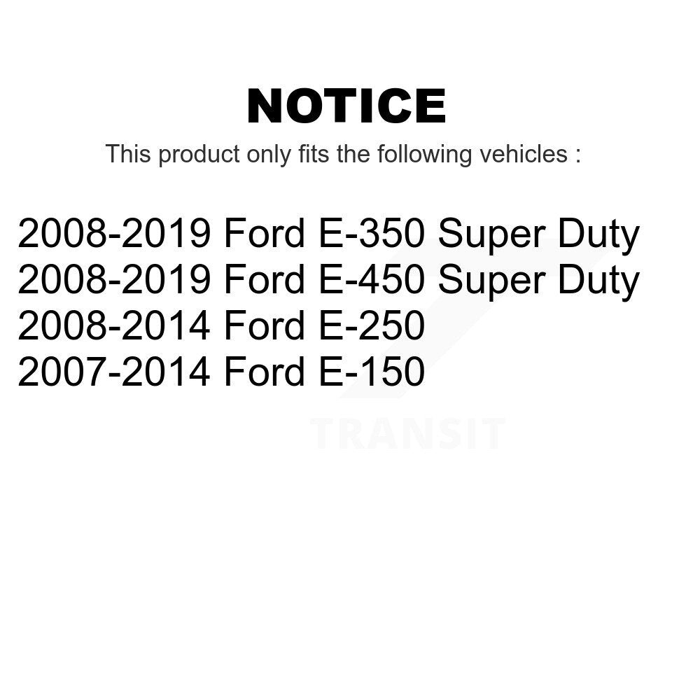 Front Tie Rod End Kit For Ford E-350 Super Duty E-250 E-150 E-450 K72-101245