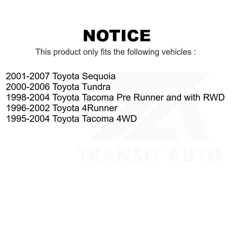 Front Upper Suspension Ball Joint TOR-K90255 For Toyota Tacoma Tundra 4Runner Sequoia