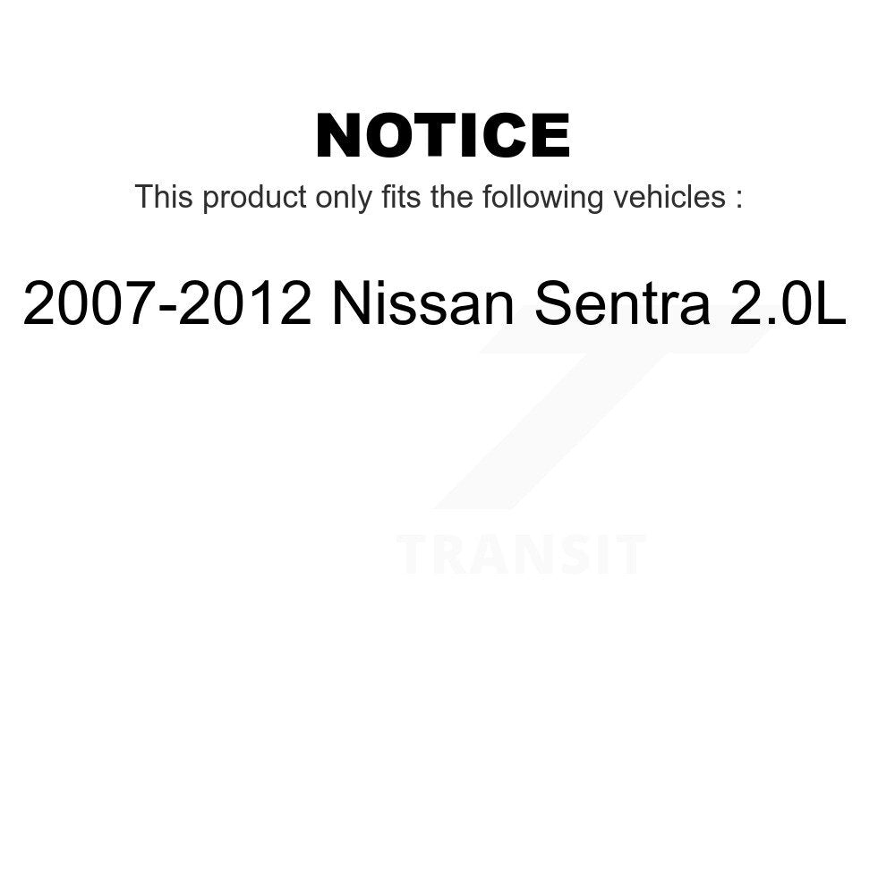 Front Wheel Bearing And Hub Assembly Pair For 2007-2012 Nissan Sentra 2.0L K70-100343