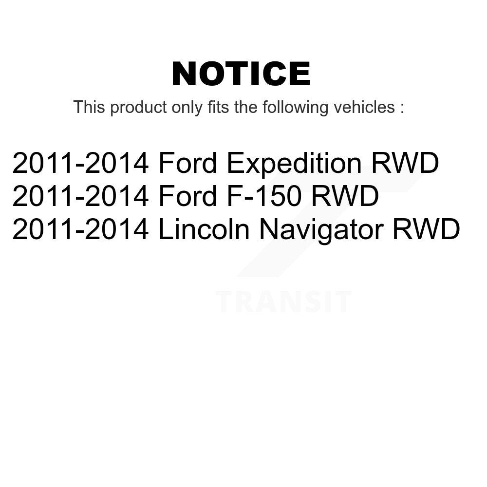Front Wheel Bearing And Hub Assembly Pair For 2011-2014 Ford F-150 Expedition Lincoln Navigator RWD K70-100449