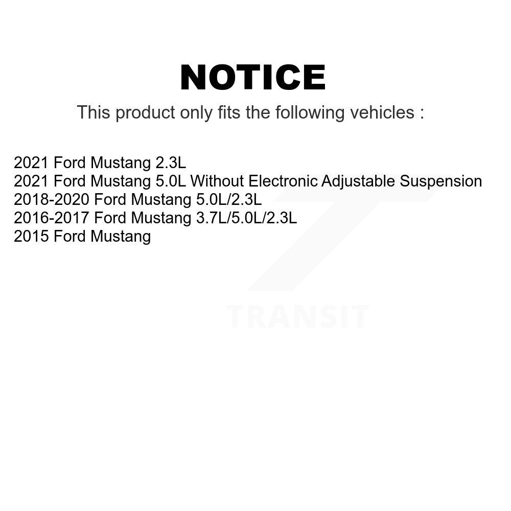 Front Wheel Bearing And Hub Assembly Pair For Ford Mustang K70-101872