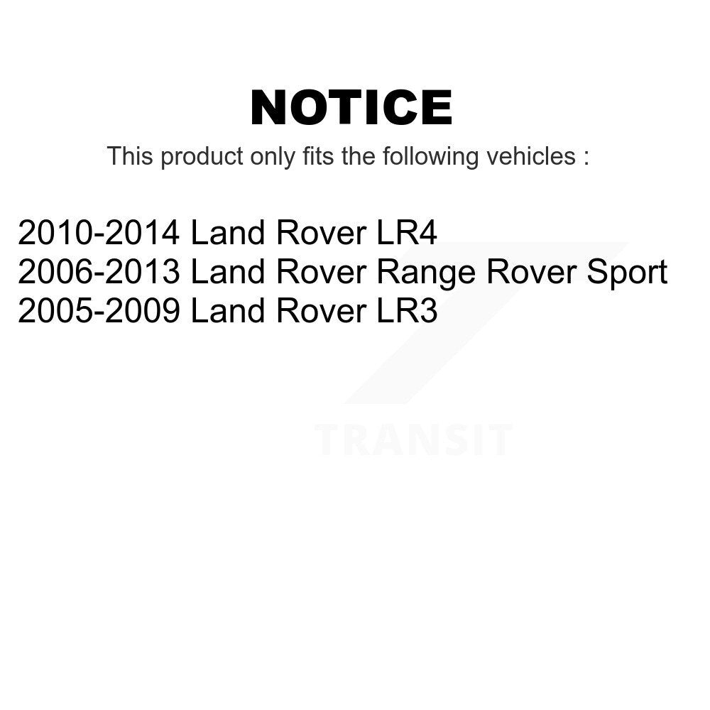 Front Wheel Bearing And Hub Assembly Pair For Land Rover Range Sport LR3 LR4 K70-100411