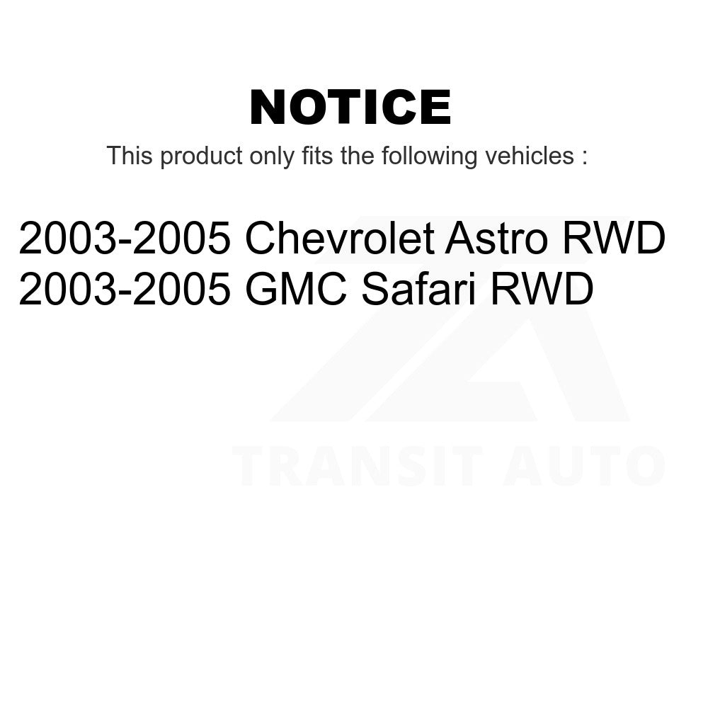 Front Wheel Bearing Hub Assembly 70-515044 For 2003-2005 Chevrolet Astro GMC Safari RWD