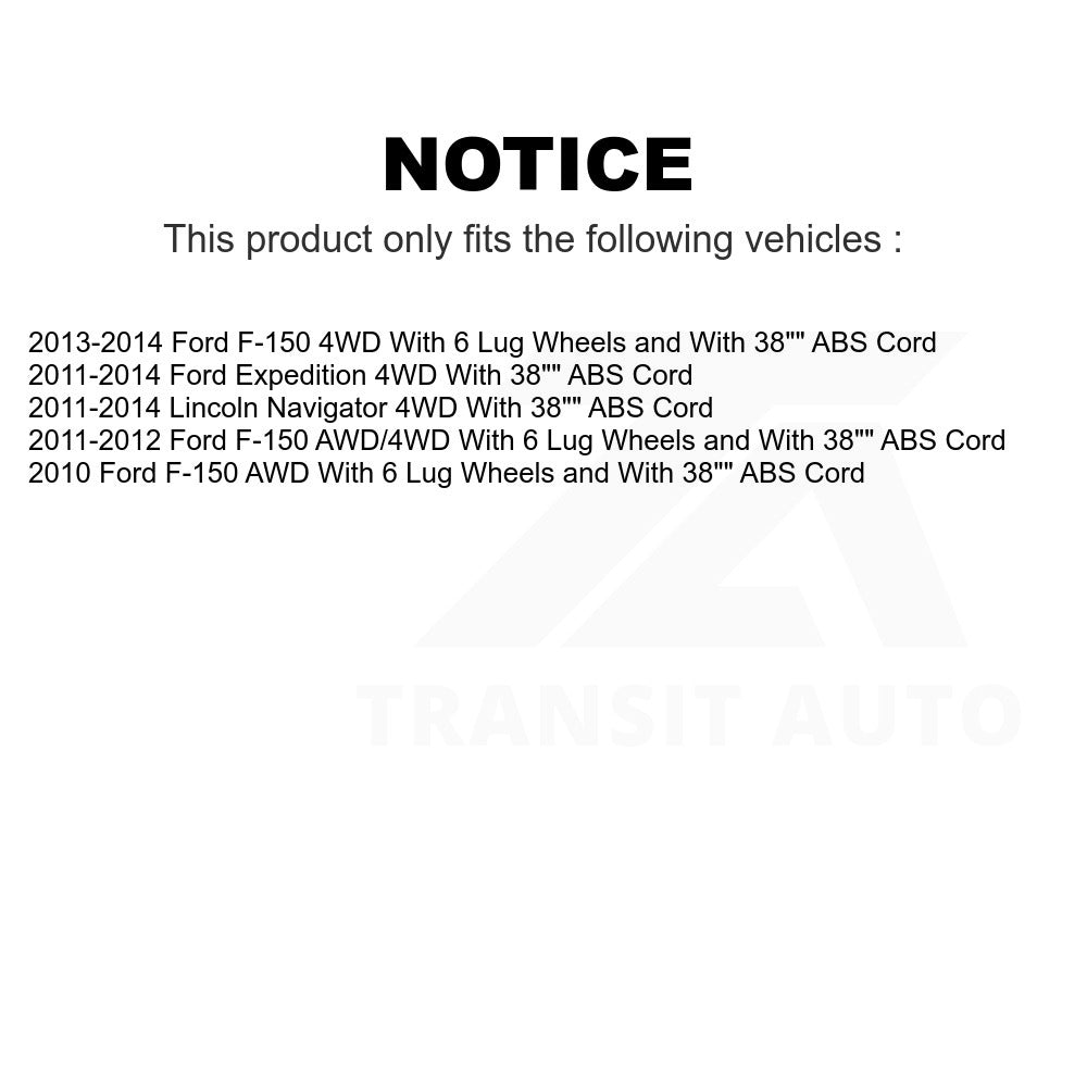 Front Wheel Bearing Hub Assembly 70-515142 For Ford F-150 Expedition Lincoln Navigator