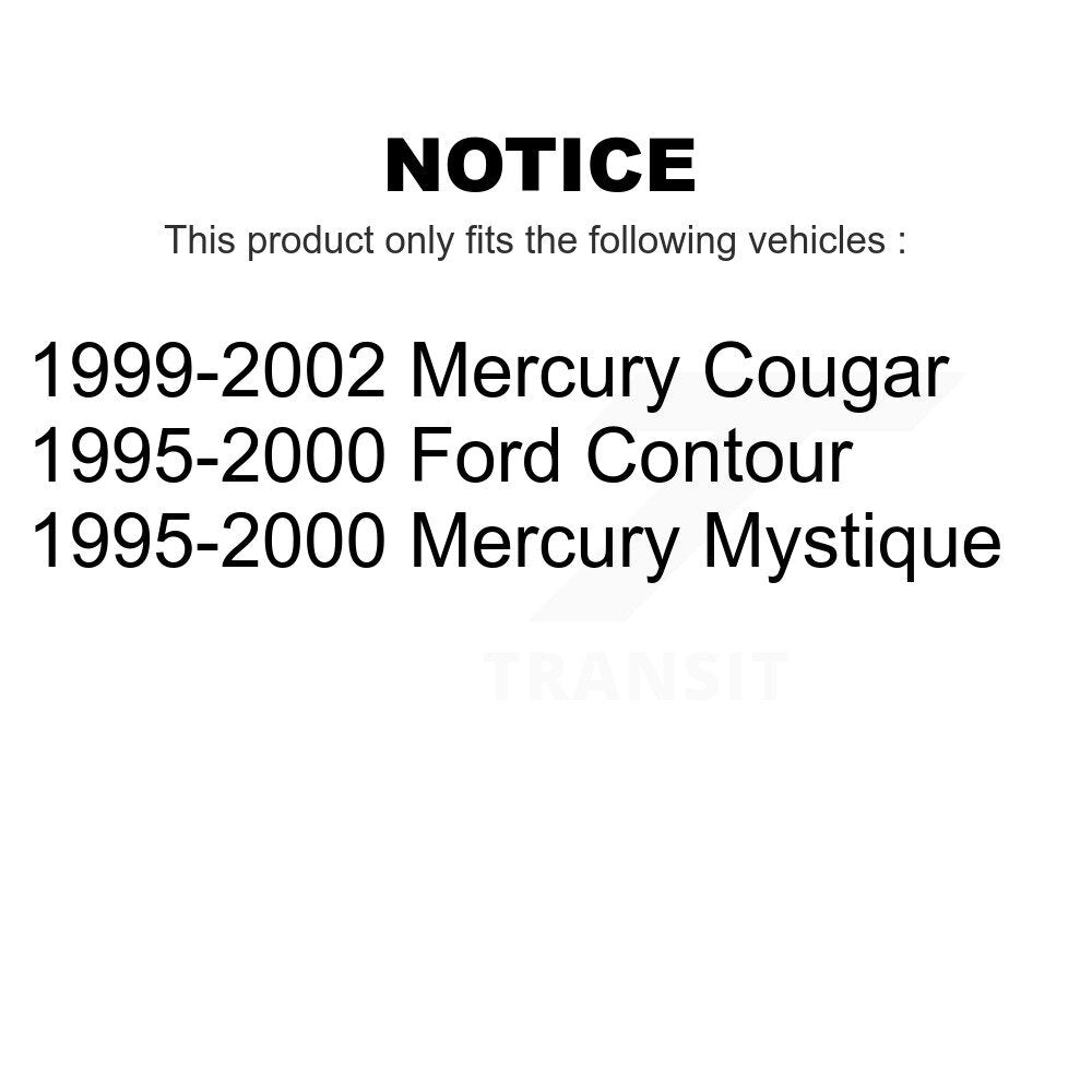 Front Wheel Bearing Pair For Ford Contour Mercury Cougar Mystique K70-100495