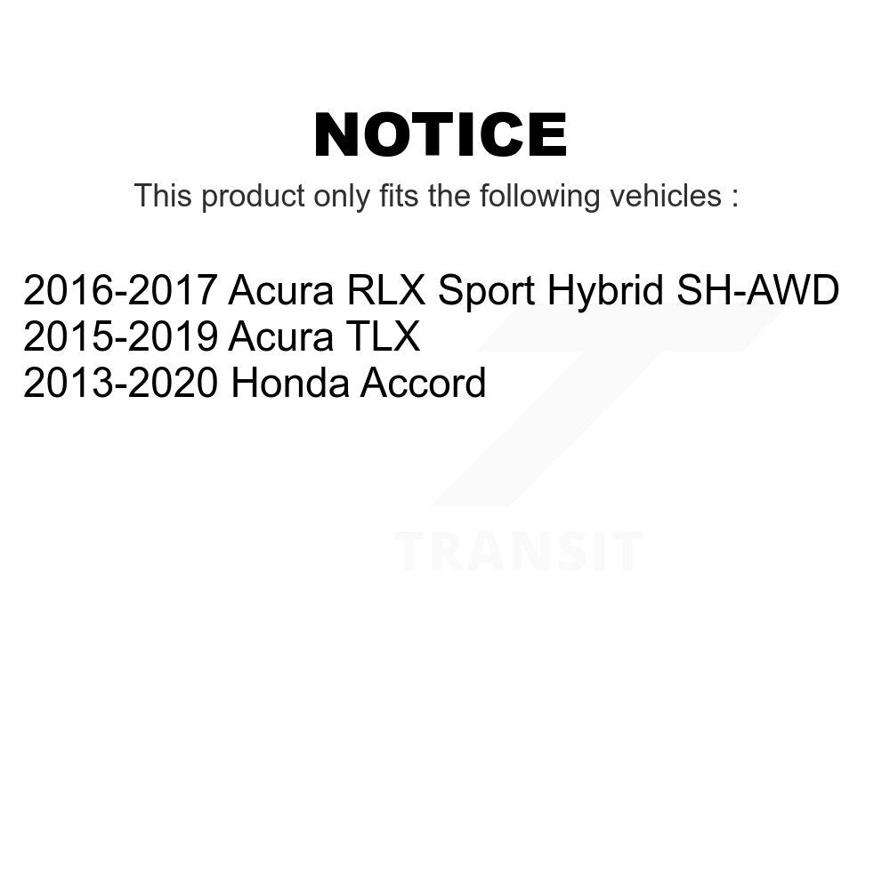 Front Wheel Bearing Pair For Honda Accord Acura TLX RLX K70-101397