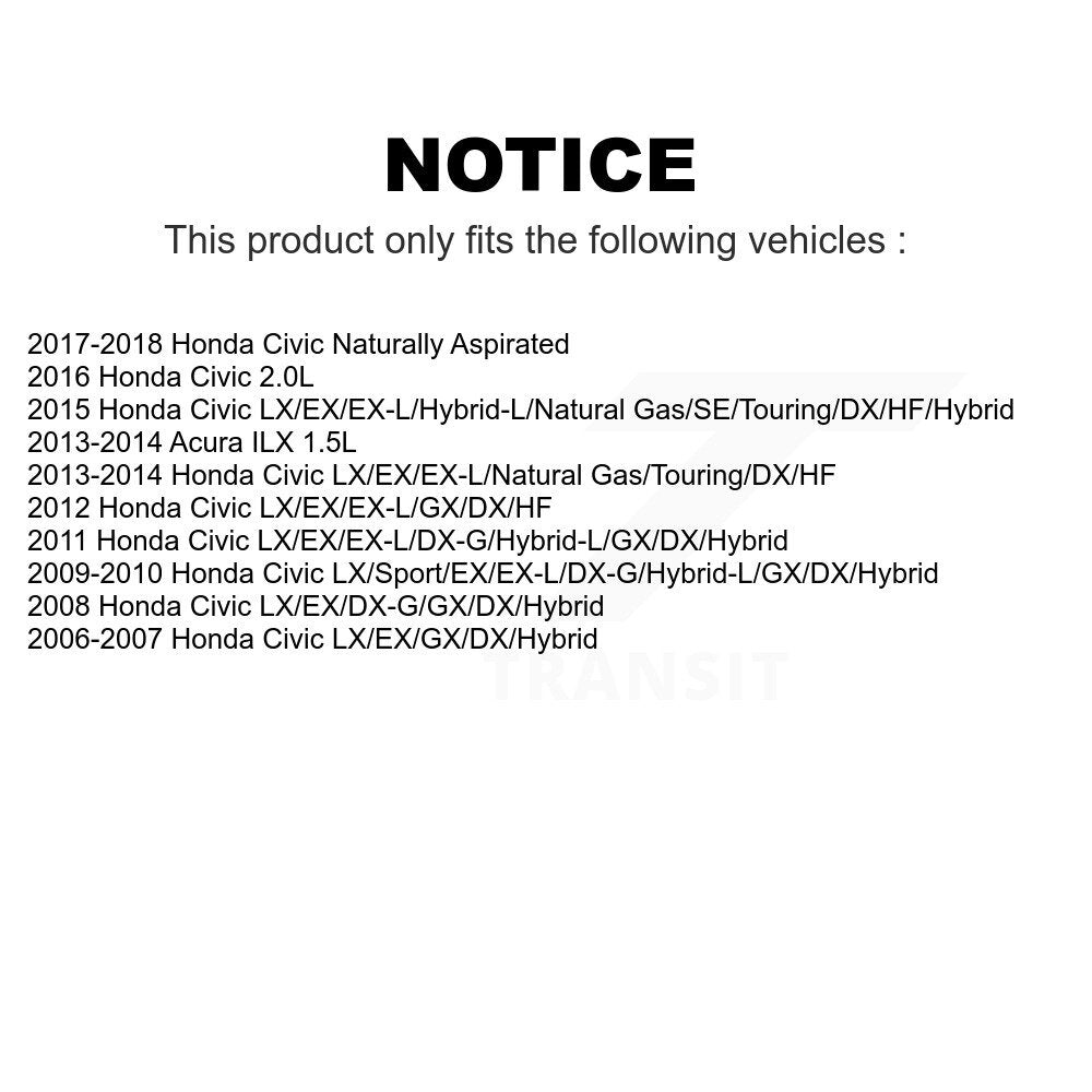 Front Wheel Bearing Pair For Honda Civic Acura ILX K70-100527
