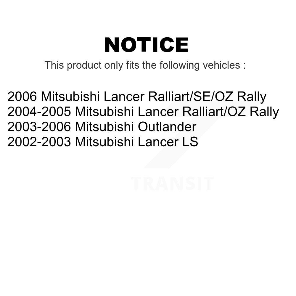 Front Wheel Bearing Pair For Mitsubishi Lancer Outlander K70-100517