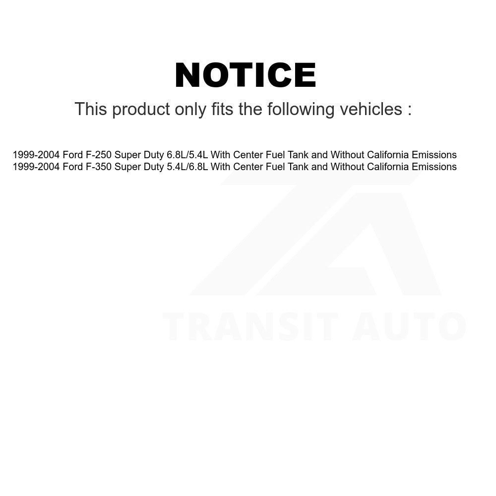 Fuel Pump Module Assembly AGY-00310105 For 1999-2004 Ford F-250 Super Duty F-350 With Center Tank Without California Emissions 5.4L/6.8L