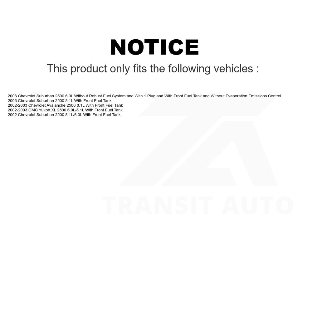 Fuel Pump Module Assembly AGY-00310226 For Chevrolet Suburban 2500 Avalanche GMC Yukon XL