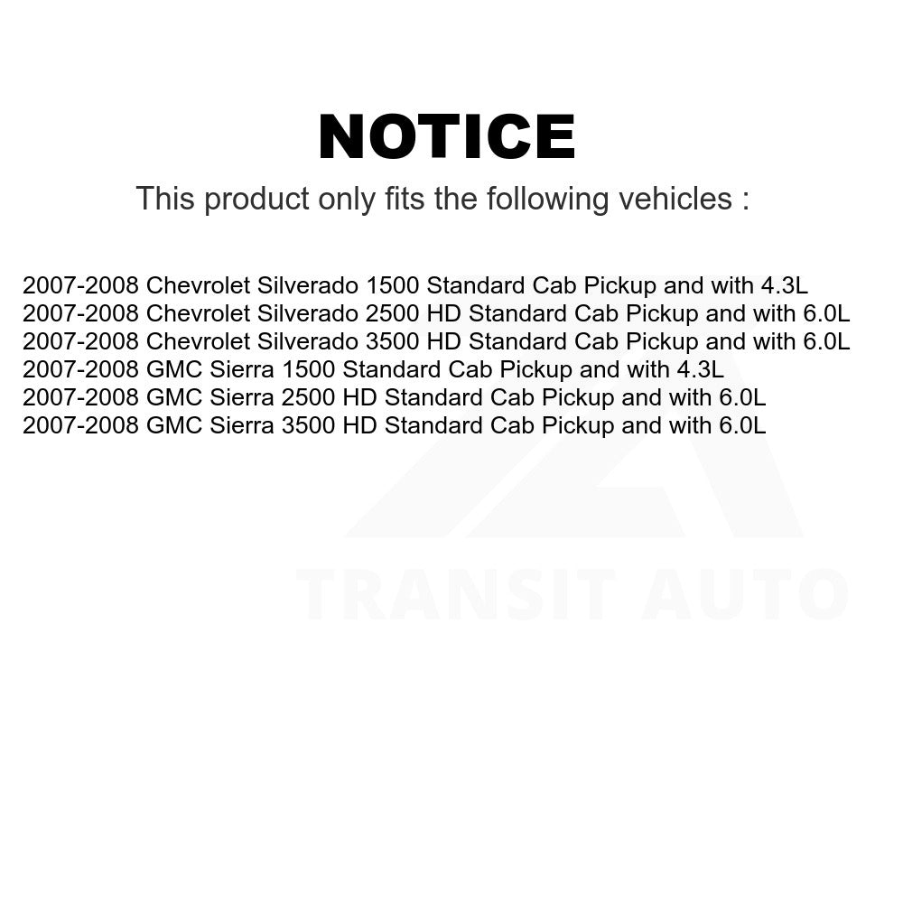 Fuel Pump Module Assembly AGY-00310600 For 2007-2008 Chevrolet Silverado 1500 GMC Sierra 2500 HD 3500