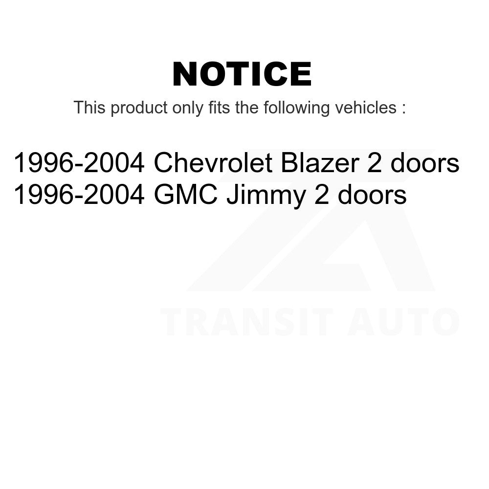 Fuel Tank Strap AGY-01110120 For 1996-2004 Chevrolet Blazer GMC Jimmy 2 doors