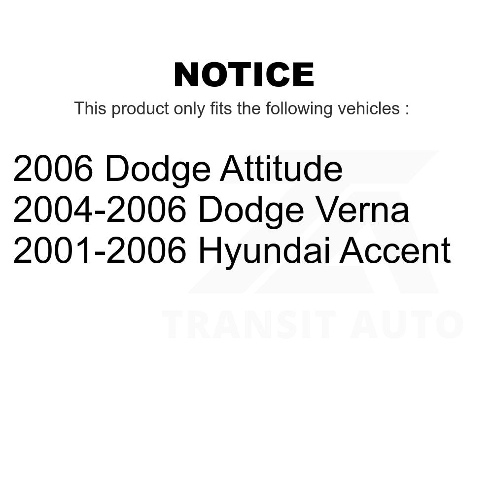 Fuel Tank Strap AGY-01110240 For Hyundai Accent Dodge Verna Attitude