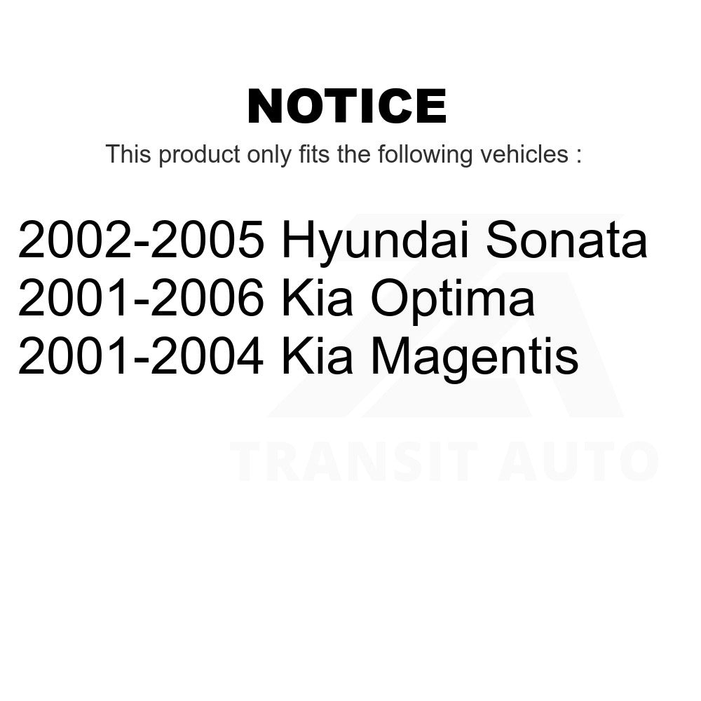 Fuel Tank Strap AGY-01110242 For Hyundai Sonata Kia Optima Magentis