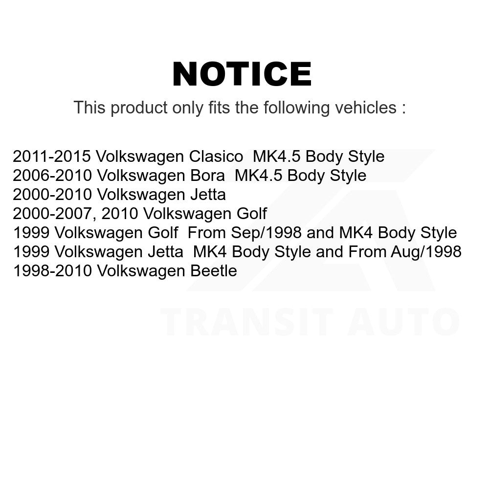 Fuel Tank Strap AGY-01110247 For Volkswagen Jetta Beetle Golf Bora Clasico