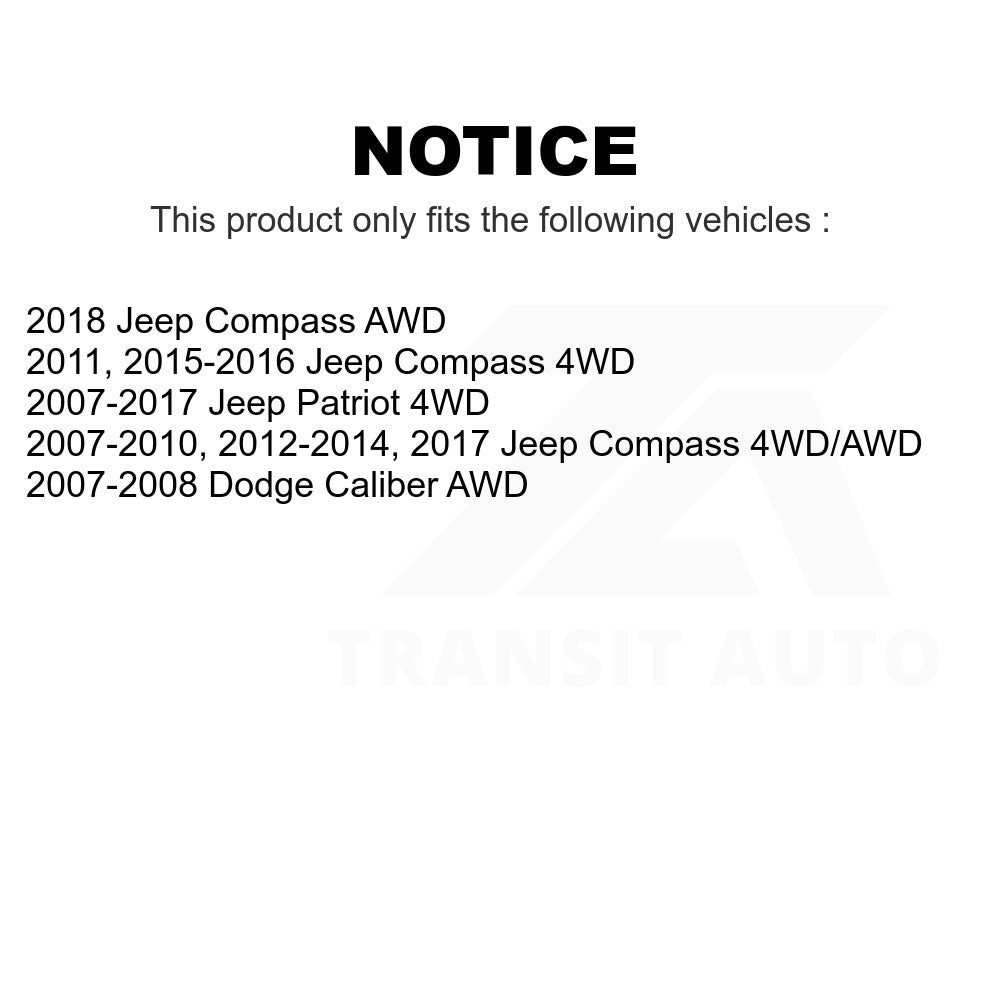 Fuel Tank Strap AGY-01110351 For Jeep Compass Patriot Dodge Caliber