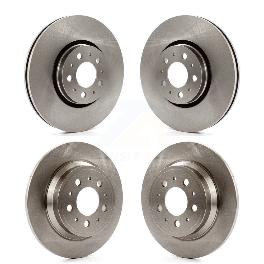 Front Rear Disc Brake Rotors Kit For 2008 Volvo S60 With 316mm Diameter Rotor K8-101377