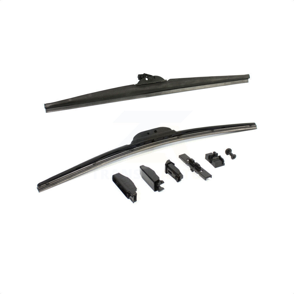 Front Wiper Blades Kit For Honda CR-V Mazda Civic 626 Metro Nissan Acura Sentra Integra Toyota MR2 Spyder Geo Chevrolet Prelude Isuzu Axiom Legend Mitsubishi Suzuki Swift Mirage Diamante NX K90-100481