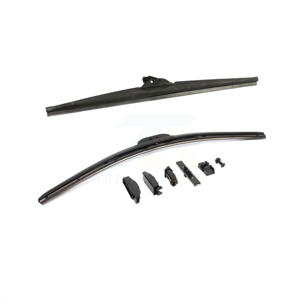 Front Wiper Blades Kit For Dodge Dakota Honda CR-V Nissan Altima BMW Z4 Durango Mazda Lexus Toyota Celica Mitsubishi 3000GT 328i 325i M3 Millenia 323i SC400 Maxima 626 318i SC300 240SX Stealth 325is Volvo V40 328is 318is 323is 929 320i K90-100500