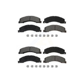 Front Rear Semi-Metallic Brake Pads Kit For Ram 5500 Dodge Sterling Truck 4500 Bullet 45 55 KSM-100543