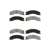 Front Rear Semi-Metallic Brake Pads Kit For Chevrolet Silverado 2500 HD GMC Sierra 3500 Suburban KSM-100544