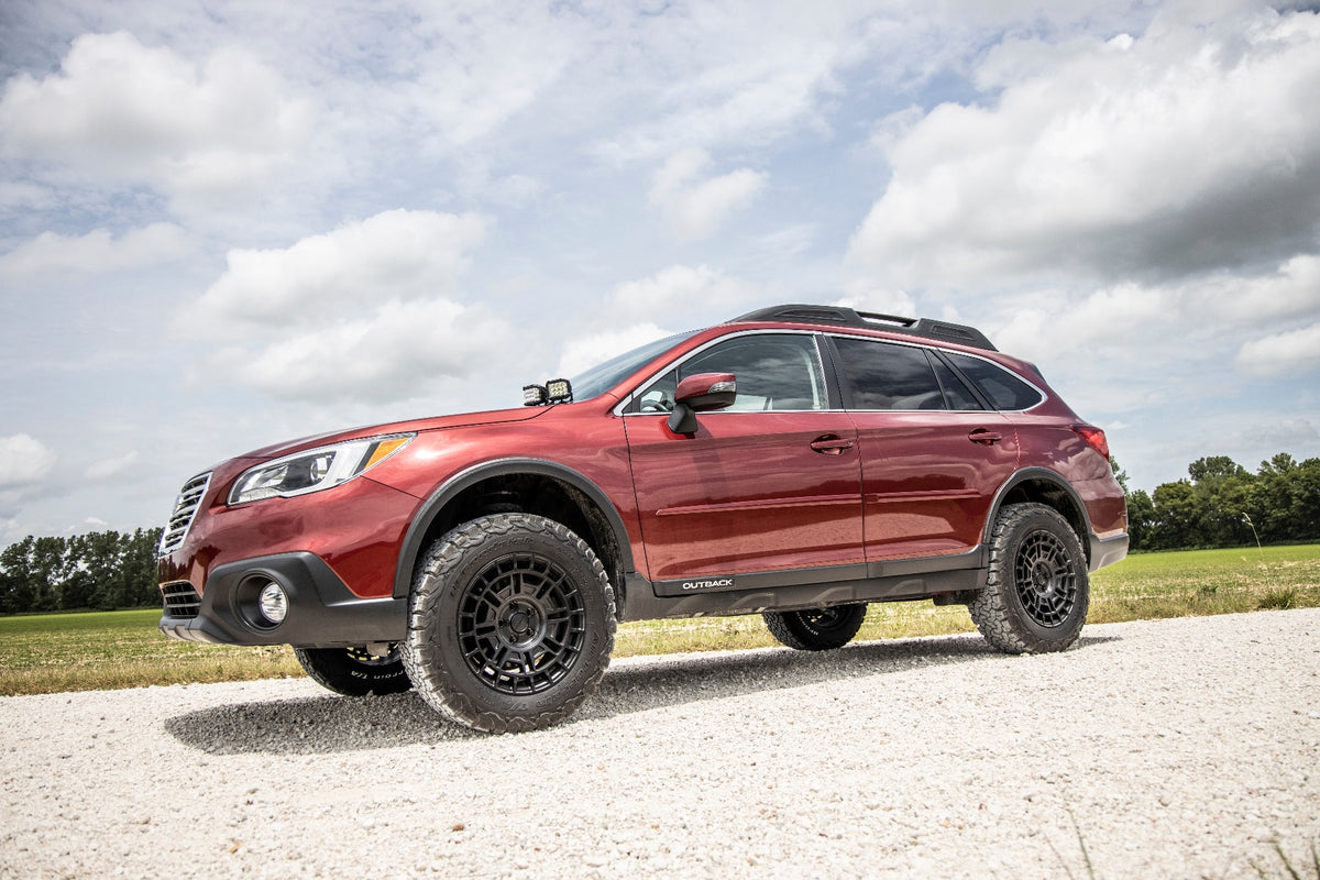 LED Light Kit | Ditch Mount | Dual 2" Black Pairs | Amber DRL | Subaru Outback (15-19)