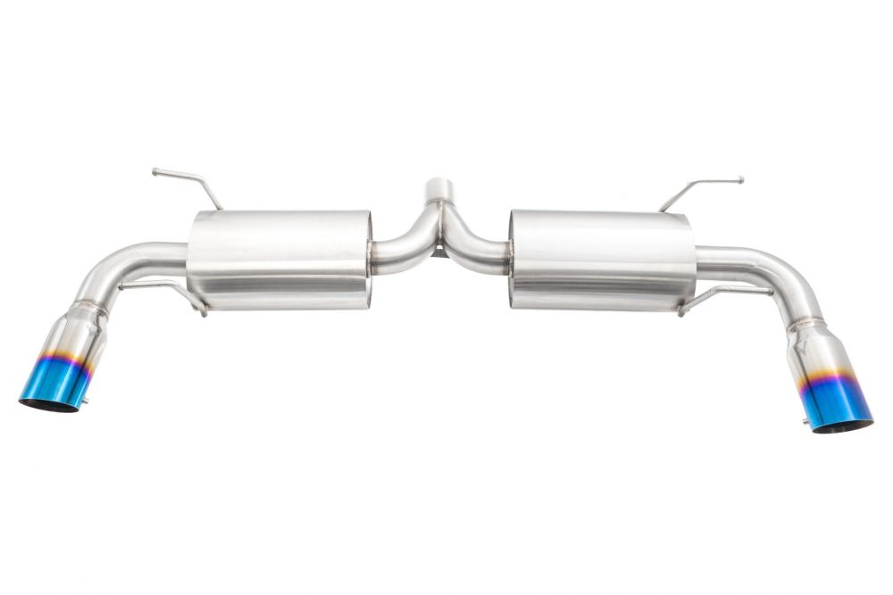 Mazda RX-8 09-13 Exhaust System (Burnt Tips) - MR-CBS-MRX80925-BT