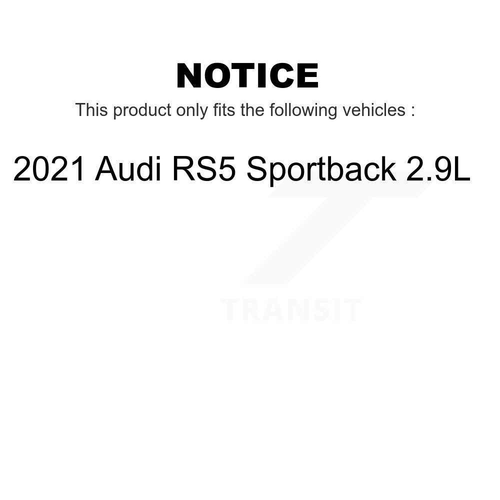 Mpulse Front Rear Disc Brake Pads Wear Sensor (4 Pack) For 2021 Audi RS5 Sportback 2.9L KSE-100444