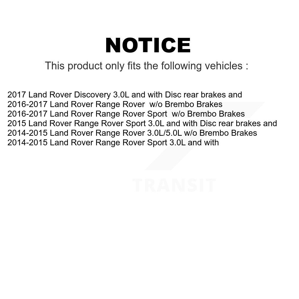 Mpulse Front Rear Disc Brake Pads Wear Sensor (4 Pack) For Land Rover Range Sport Discovery KSE-100177