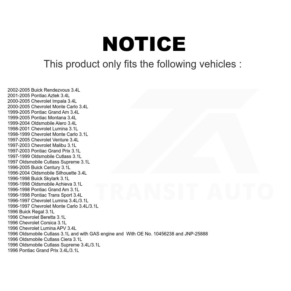 Mpulse Ignition Knock (Detonation) Sensor SEN-2KNC0023 For Chevrolet Pontiac Buick Impala Century Grand Am Malibu Oldsmobile Monte Carlo Prix Venture Rendezvous Alero Lumina Montana Silhouette Aztek