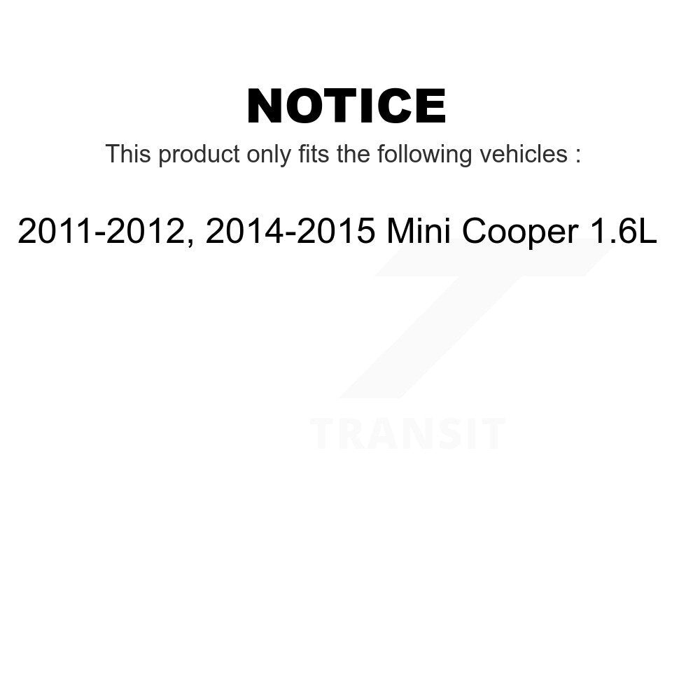 Mpulse Rear Disc Brake Pads Wear Sensor (2 Pack) For 2011-2012 2014-2015 Mini Cooper 1.6L KSE-100264
