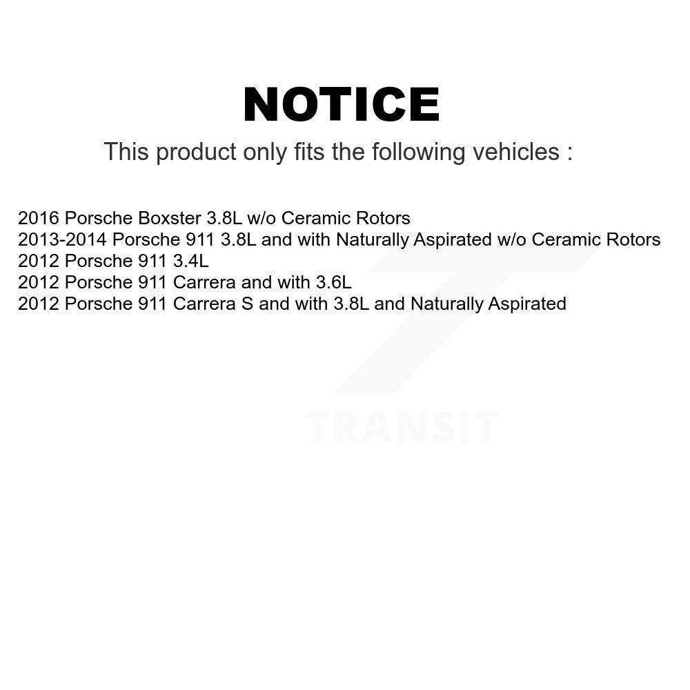 Mpulse Rear Disc Brake Pads Wear Sensor (2 Pack) For Porsche 911 Boxster KSE-100282