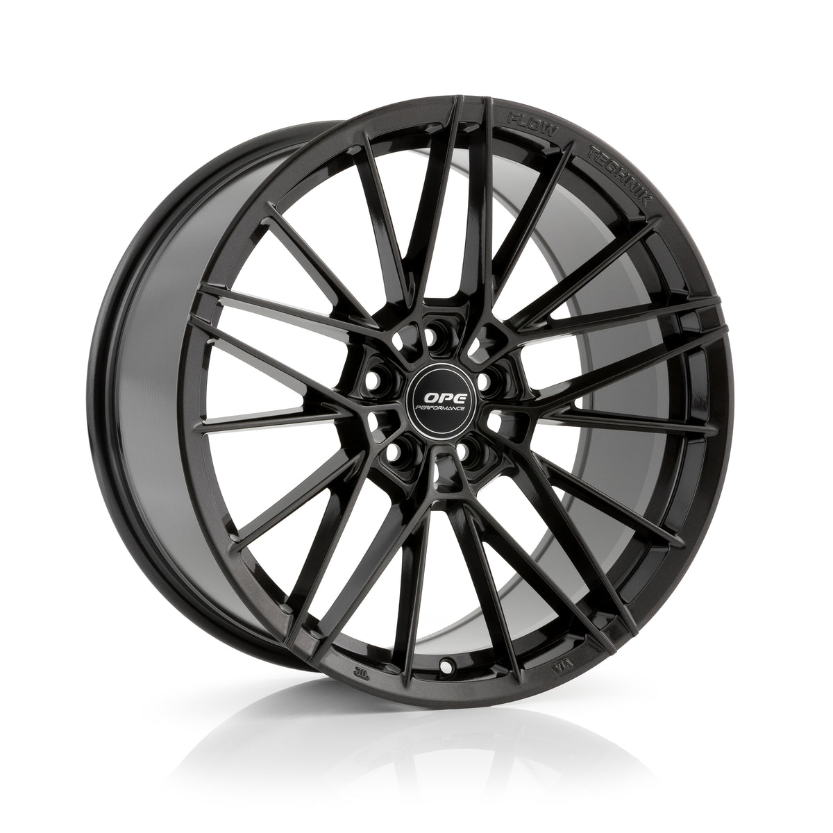OPE Diamond Black 19x8.5 5x112 Wheels - FF03-102DB