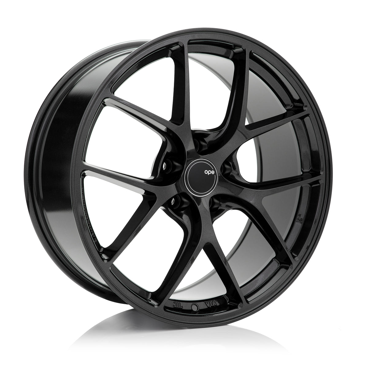 OPE Wheels FF02 Style With DIAMOND BLACK Finish | Size - 19x8.5 | PCD - 5x120 | Offset - 25 | Bore - 60.1